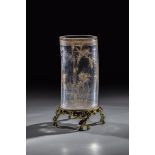 Vase with East Asian decor Probably Cristalleries de Baccarat, ca. 1878 Colourless, glass with
