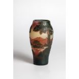 Vase with seascape Camille Tutre de Varreux (design), Cristallerie de Pantin, STV & Cie., Pantin/