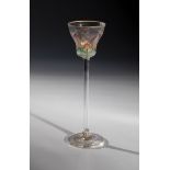 Liqueur glass Meyr's nephew, Adolf, around 1900 Colourless glass. The optically blown cuppa with