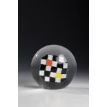 PAPERWEIGHT ''ICE DREAM'' Gianni Versace (design), Venini, 1998 Colourless glass, with fused