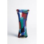 Vase ''Pezzato Parigi'' Fulvio Bianconi (design), Venini, Murano, c. 1950 Colourless glass with