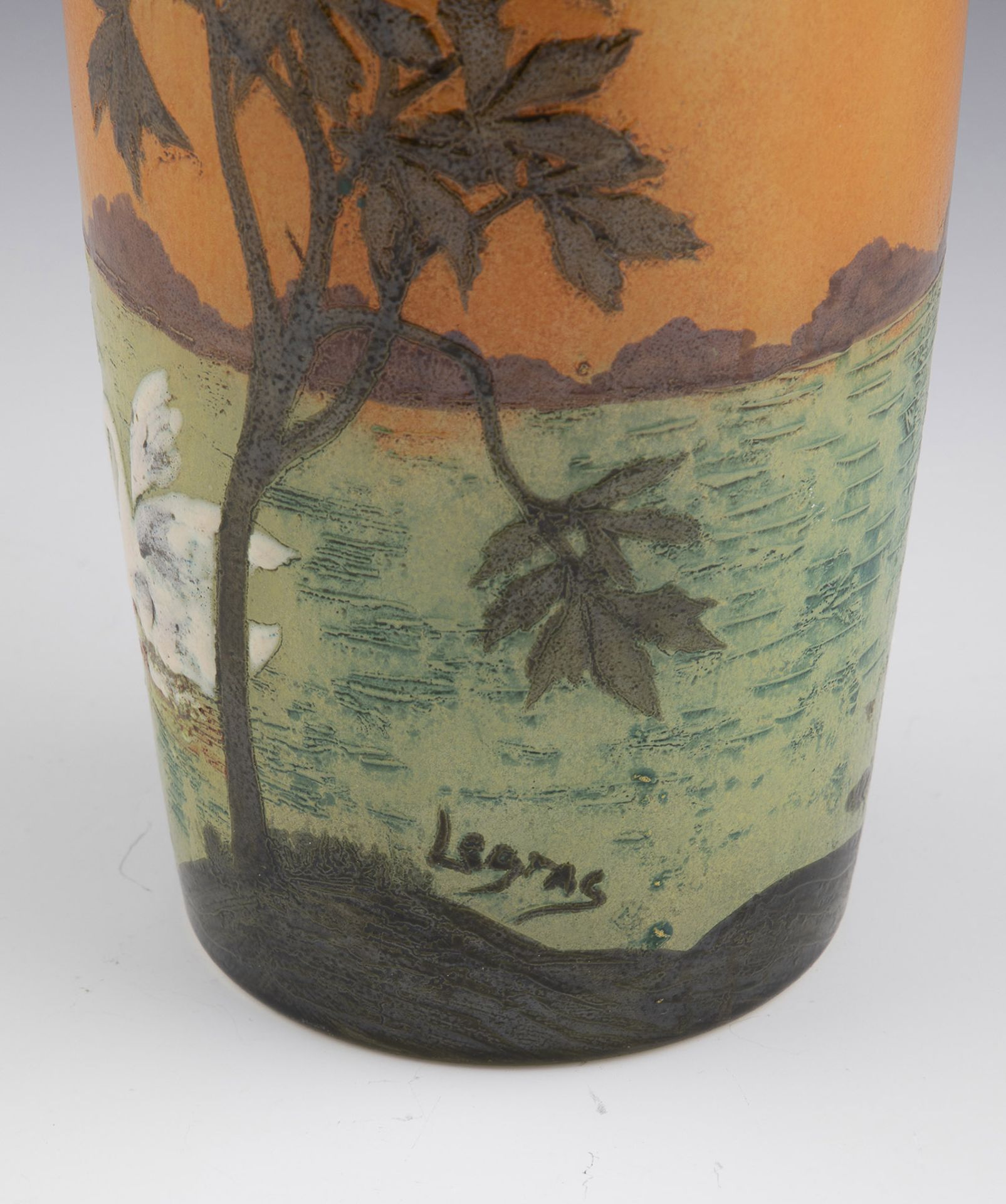 Vase mit Schwaenen - Bild 2 aus 2