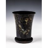 Lithyaline beaker Werkstatt Friedrich Egermann, Blottendorf, m. 19th century Foot cup made of