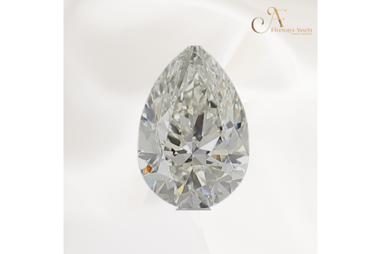 Pear Cut 1.01ct Diamond - GIA Certified, H Colour, VS2 Clarity - Image 1 of 4