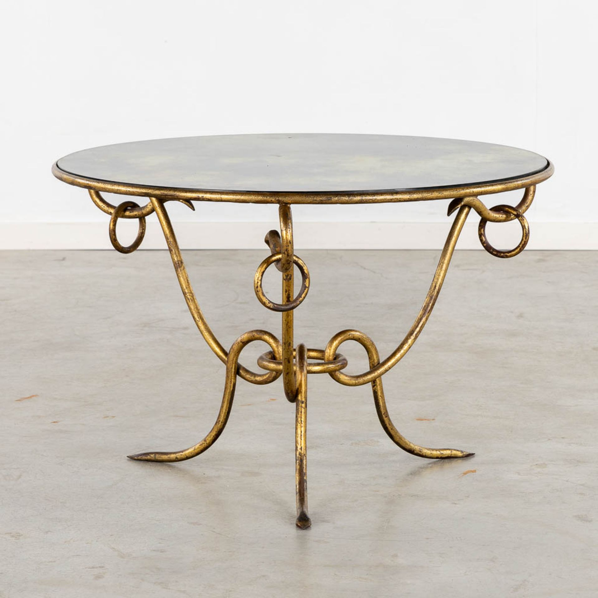 René DROUET (1899-1993) 'Round cofee table' (H:54 x D:87 cm) - Bild 4 aus 10