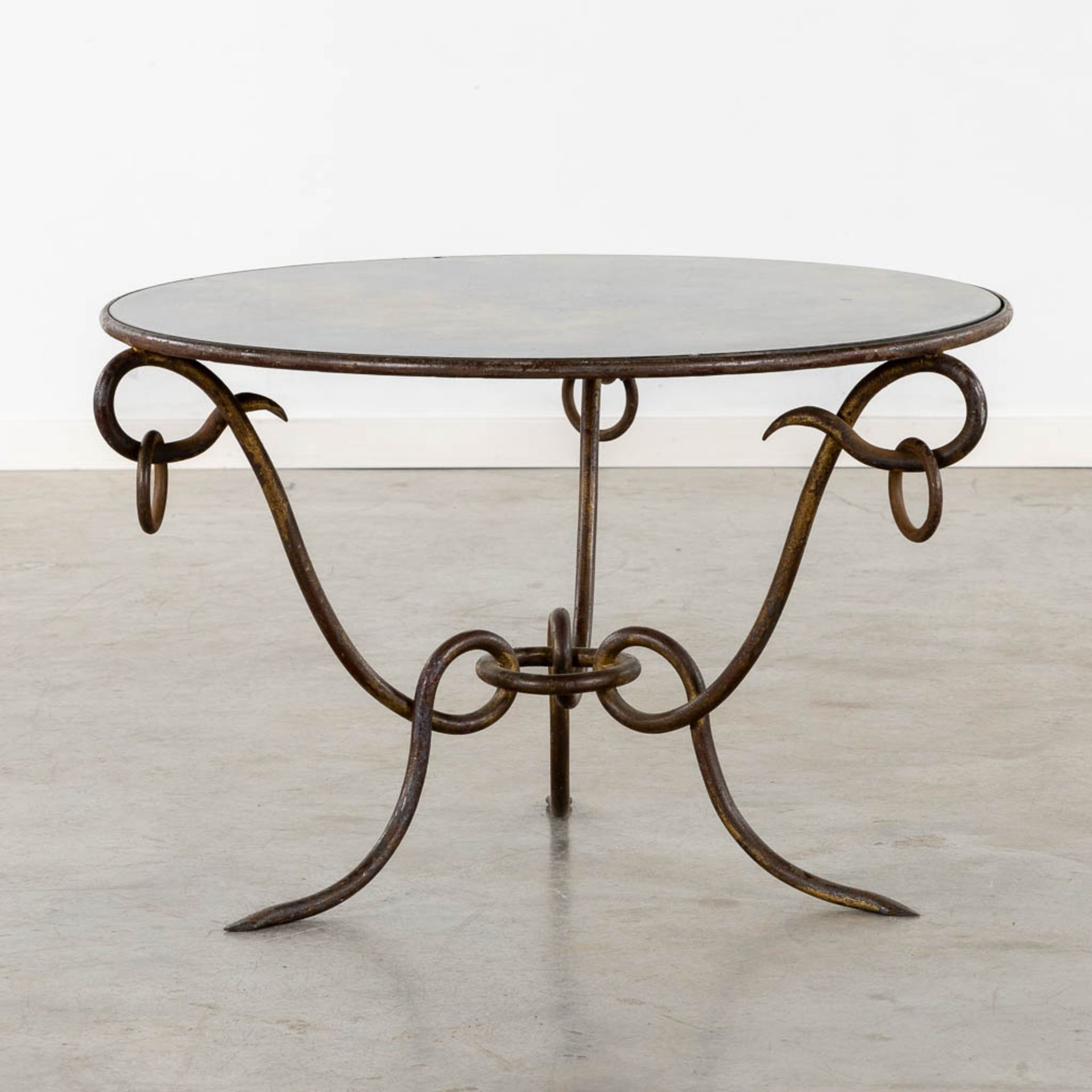 René DROUET (1899-1993) 'Round cofee table' (H:53 x D:84 cm) - Bild 5 aus 11