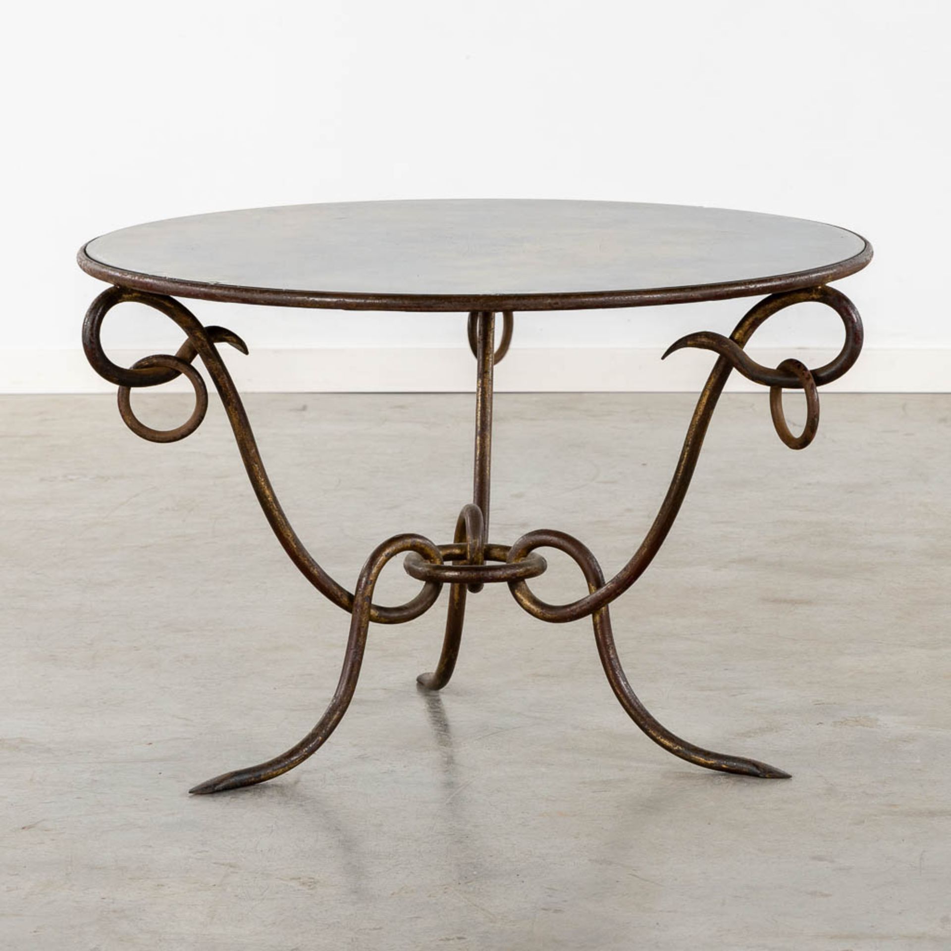 René DROUET (1899-1993) 'Round cofee table' (H:53 x D:84 cm) - Bild 3 aus 11