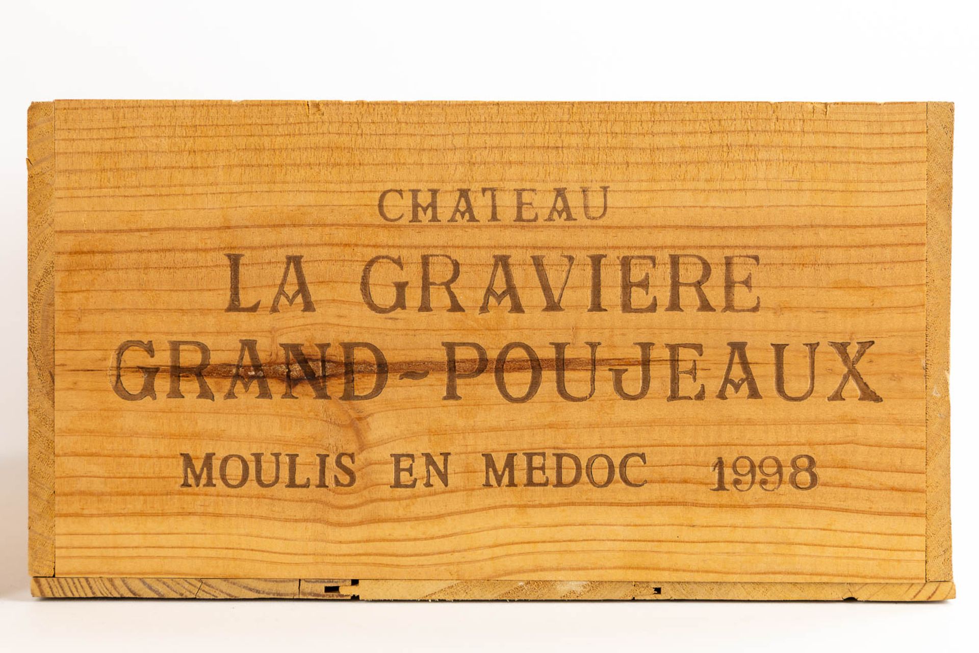 1998 Château La Gravière, Grand Poujeaux, 34 bottles (2 full crates and 10 bottles)  - Bild 2 aus 6