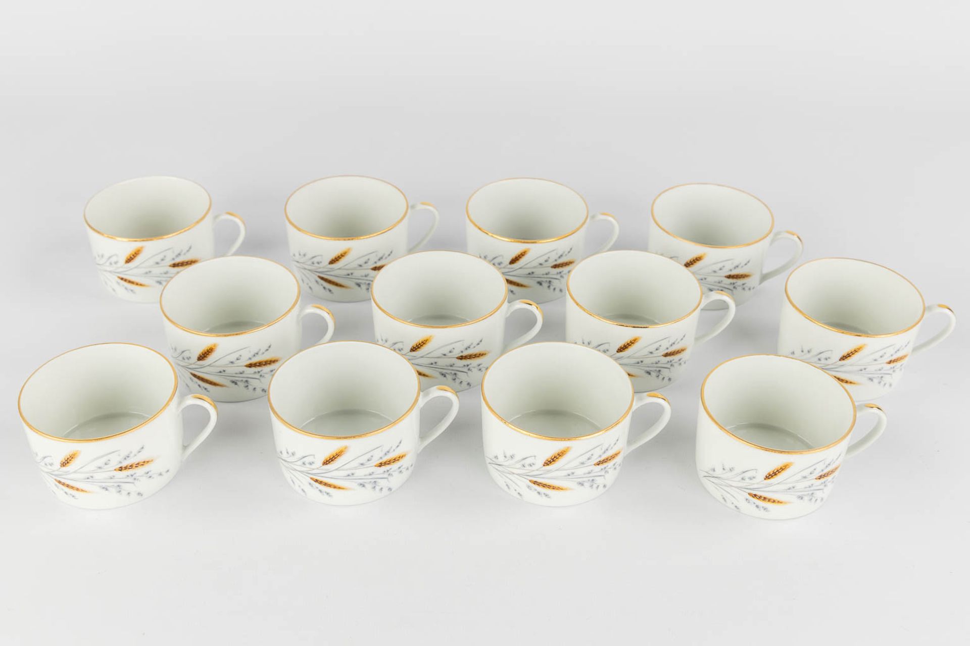 Limoges, France, a large, 12-person dinner, wild and coffee service. (L:23 x W:34 x H:22 cm) - Image 9 of 28