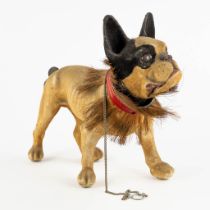 Roullet &amp; Decamps, a Papier-Maché Barking Bulldog with nodding head, France, circa 1910. (W:45 x