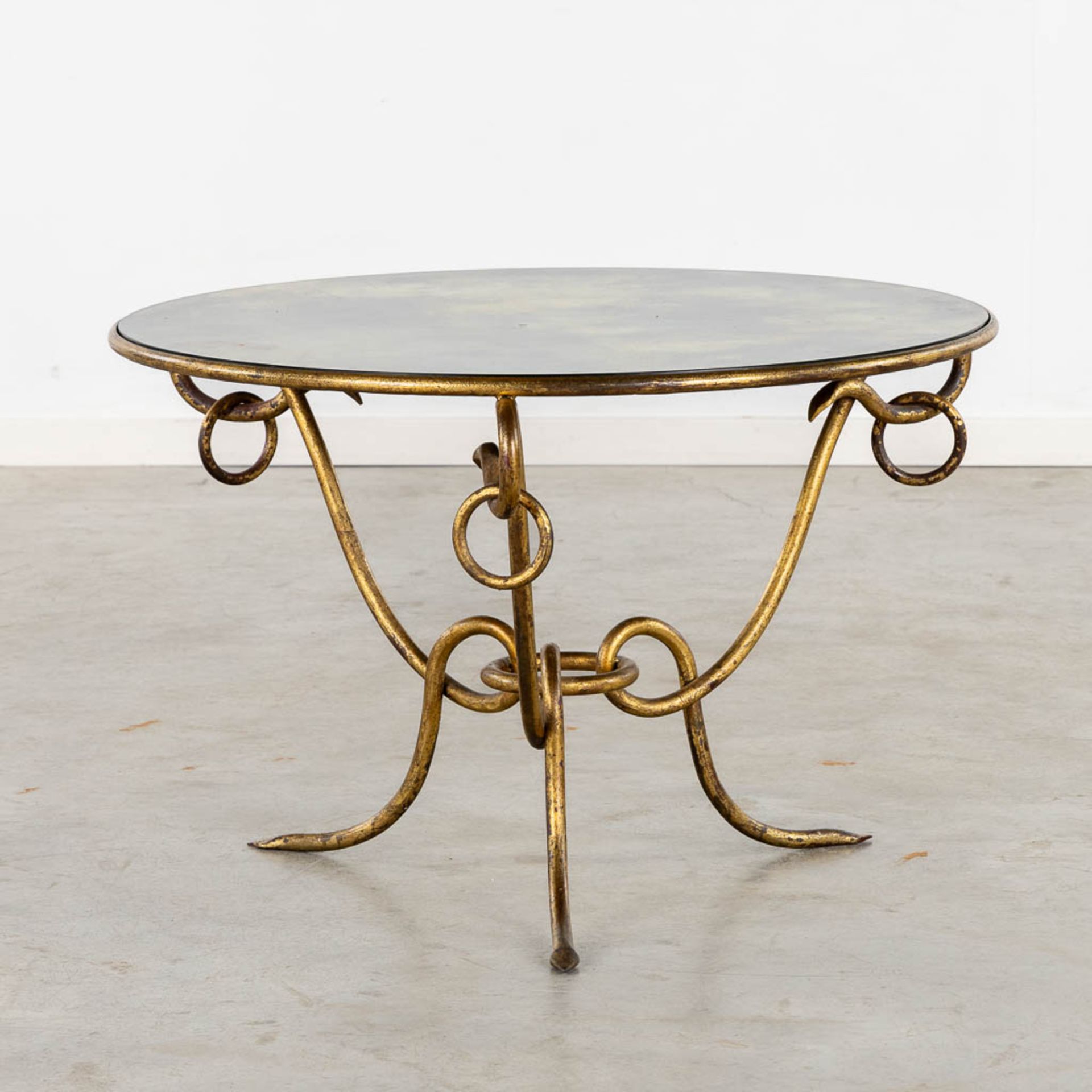 René DROUET (1899-1993) 'Round cofee table' (H:54 x D:87 cm) - Bild 3 aus 10
