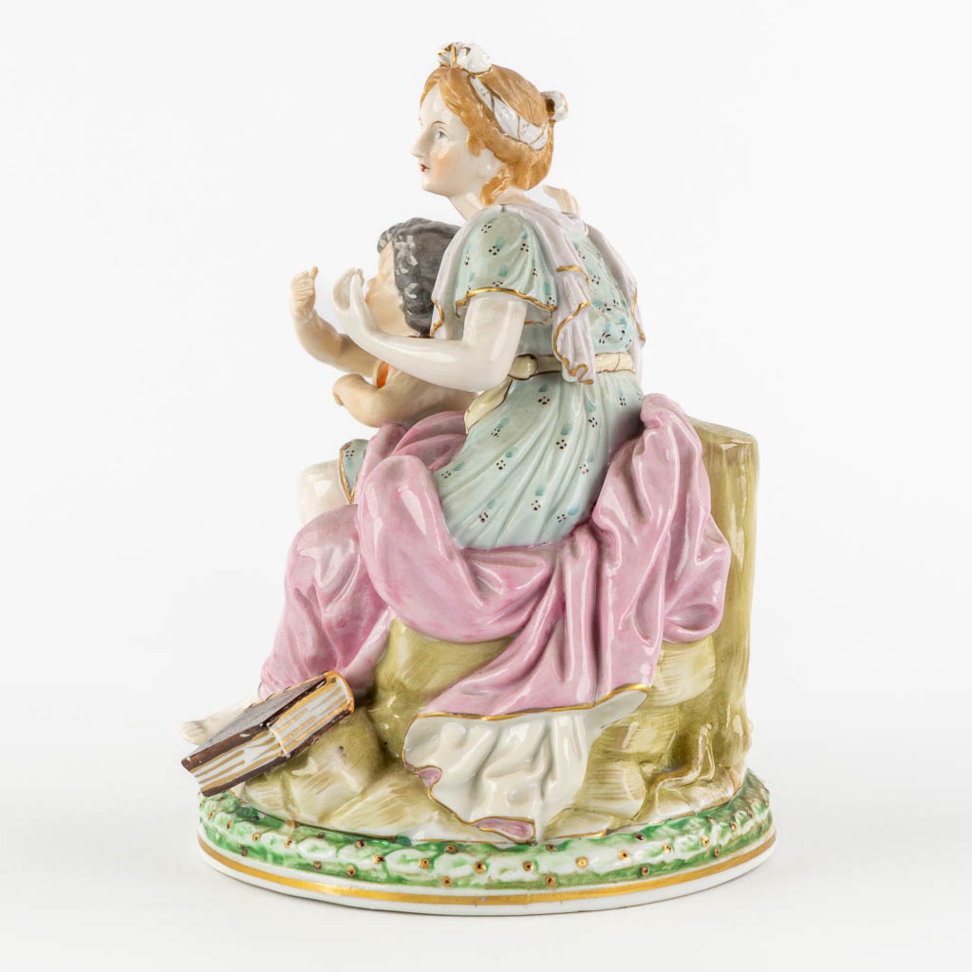 Ludwigsburg, and Unterweissbach, two polychrome porcelain groups. Saxony, Germany. 19th/20th C. (H:1 - Image 16 of 23