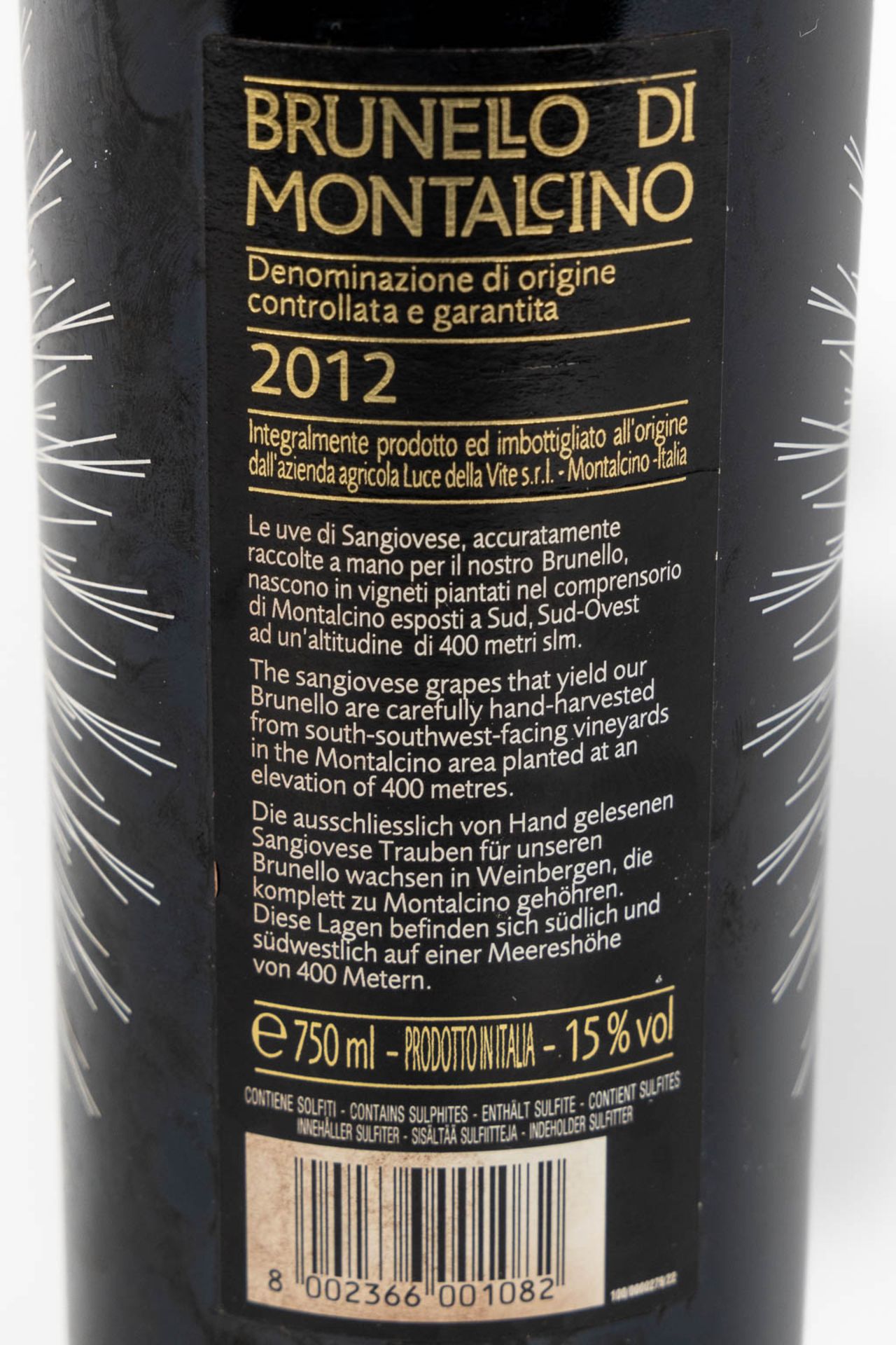 2012 Luce Brunello Di Montalcino - Image 3 of 3