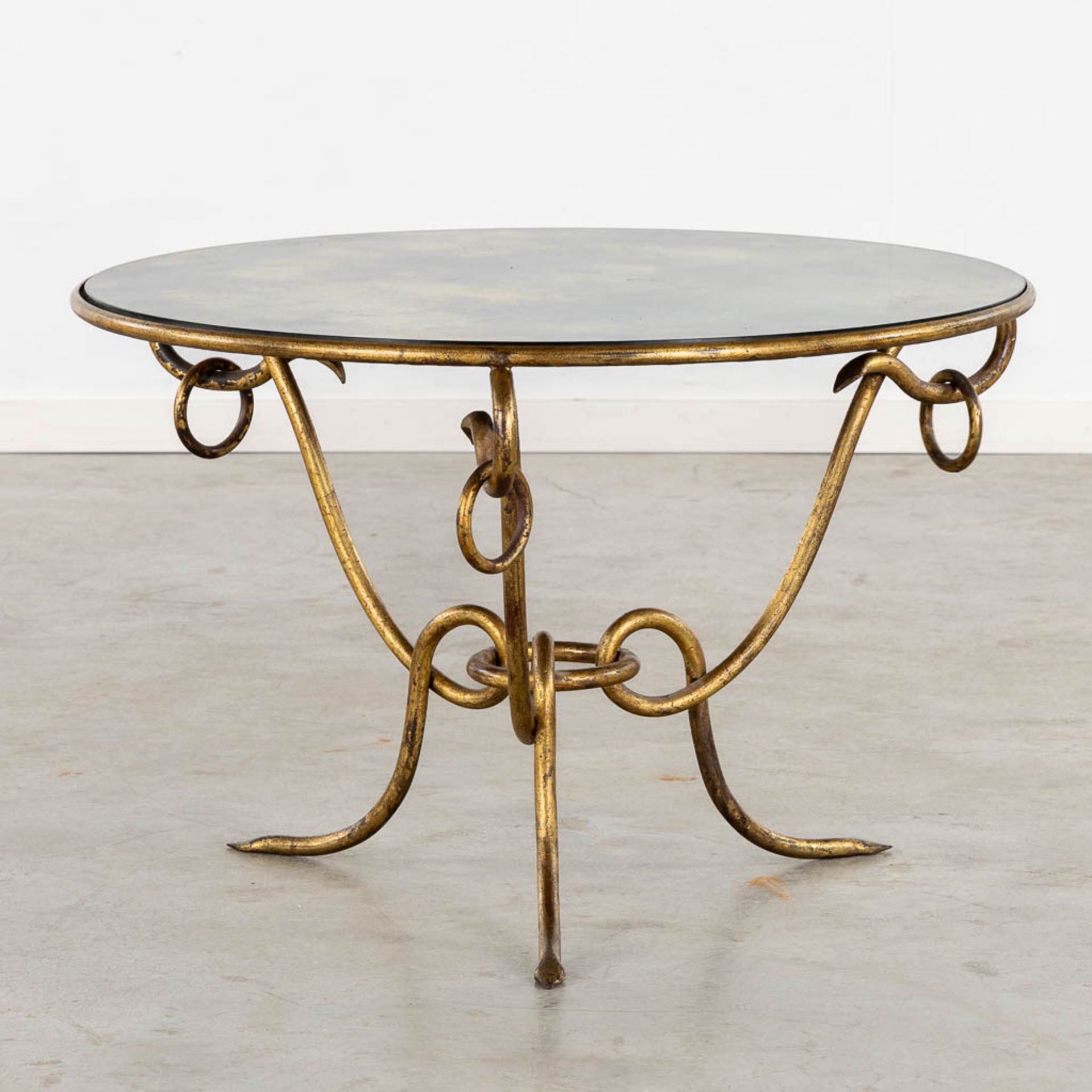 René DROUET (1899-1993) 'Round cofee table' (H:54 x D:87 cm) - Bild 5 aus 10