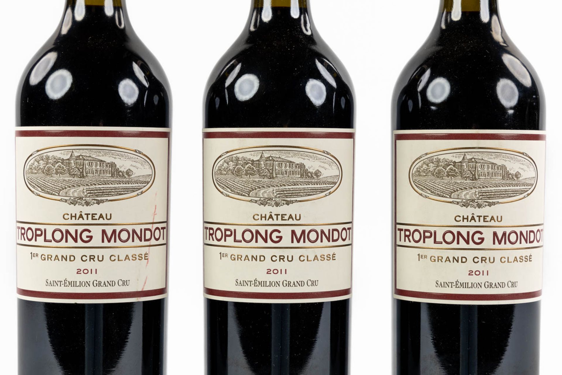 2011 Chateau Troplong Mondot, 3 bottles. - Image 2 of 3