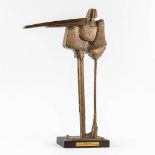 Hubert MINNEBO (1940) 'De twijfels komen telkens in het begin van het seizoen' patinated bronze. 200