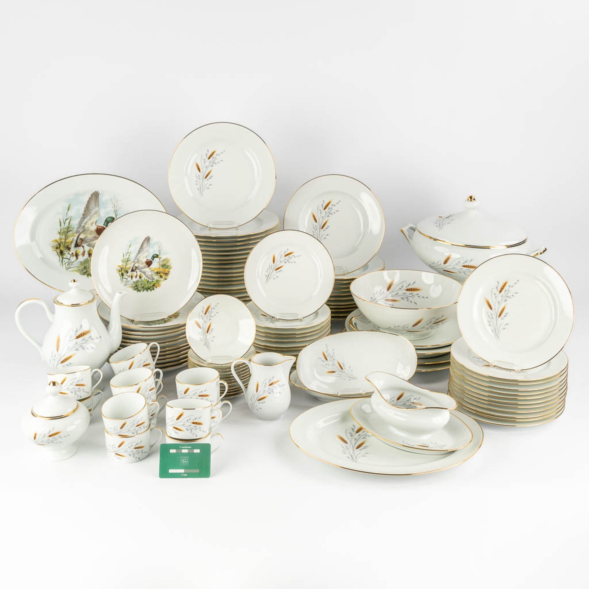 Limoges, France, a large, 12-person dinner, wild and coffee service. (L:23 x W:34 x H:22 cm) - Image 2 of 28