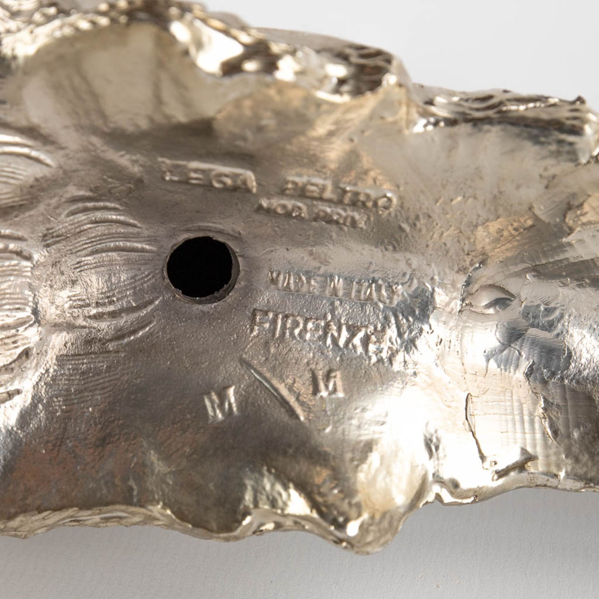 Mauro MANETTI (XX) 'Pheasant' plated metal. (L:11 x W:42 x H:26 cm) - Image 8 of 12