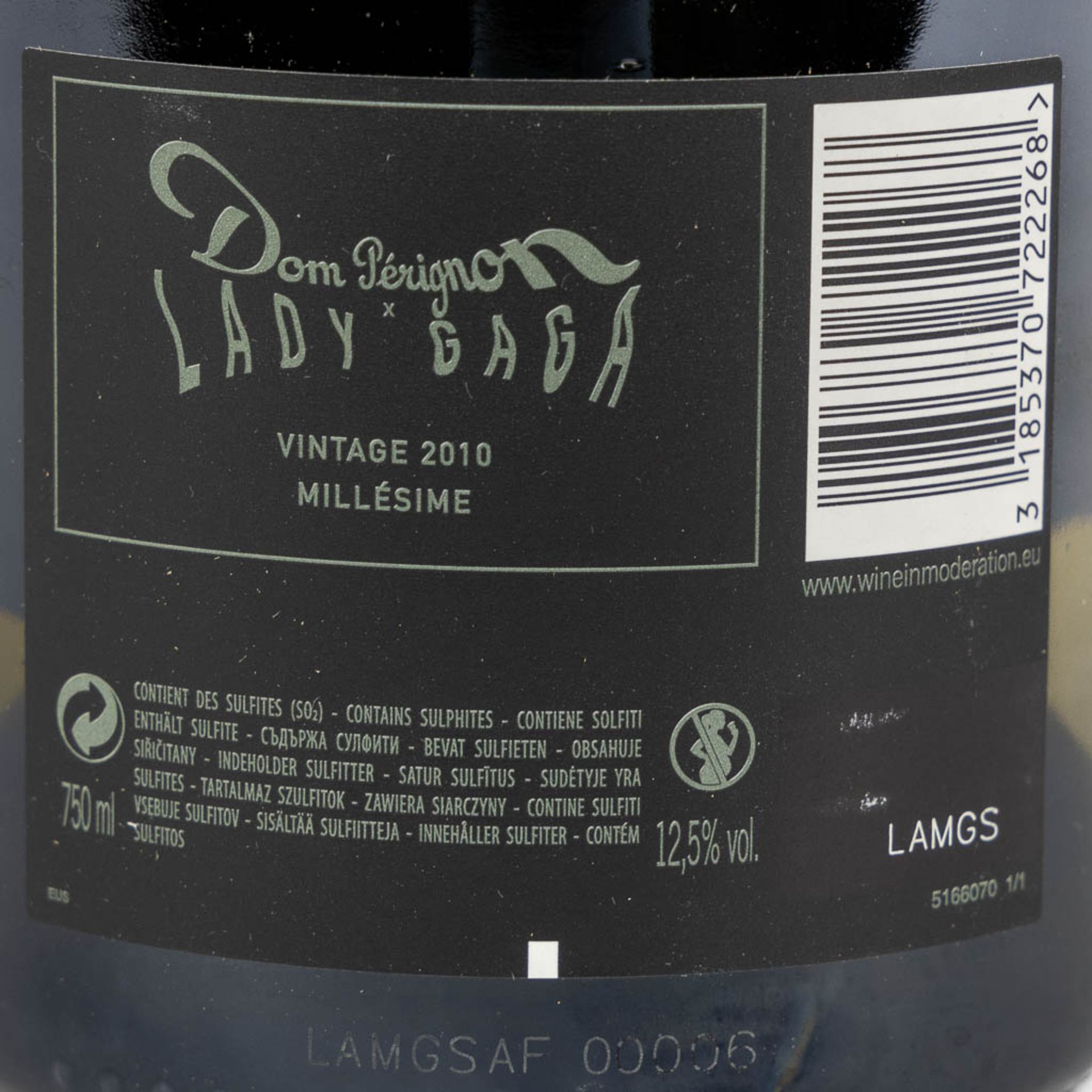 2010 Dom Pérignon Limited Edition By Lady Gaga - Image 9 of 9