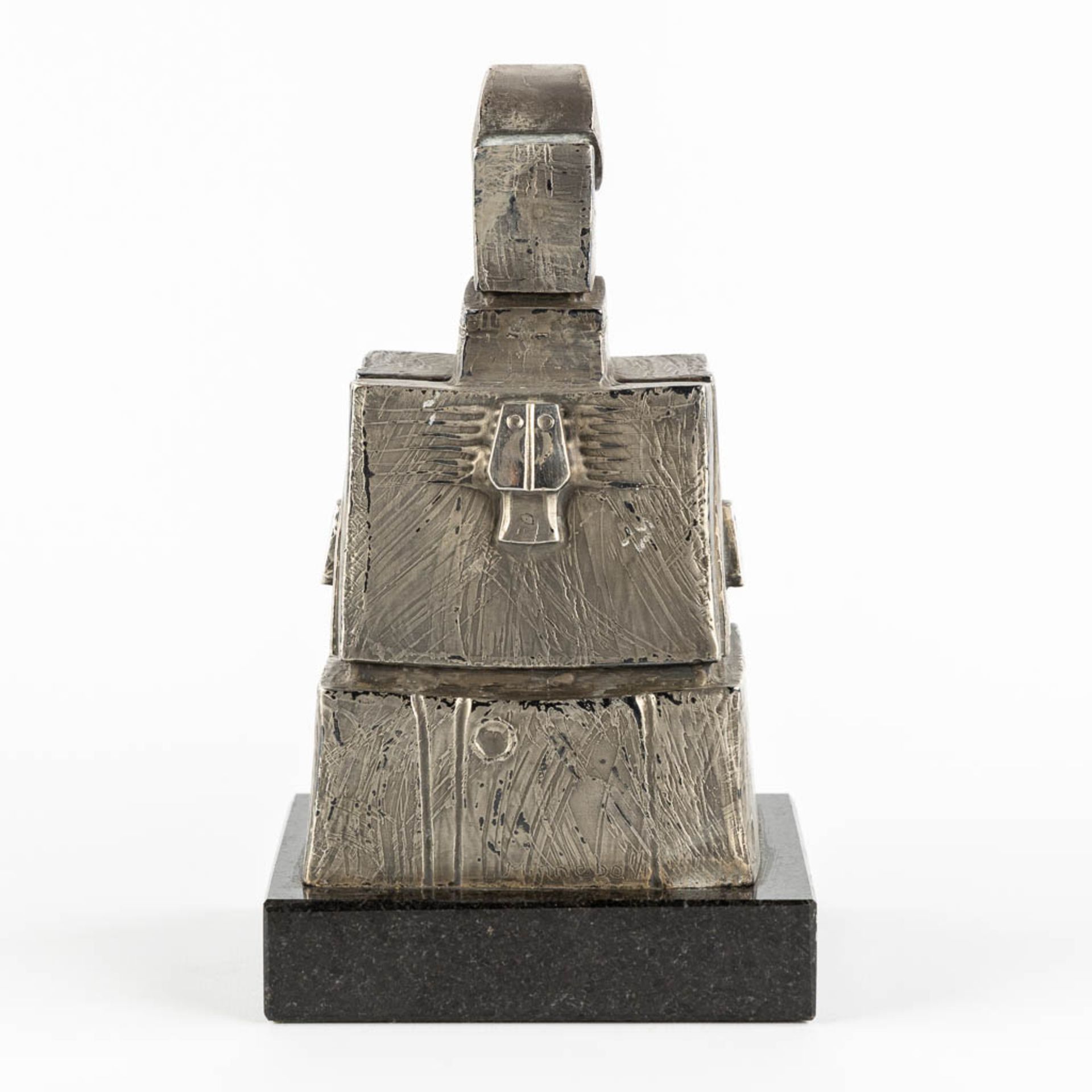 Hubert MINNEBO (1940) 'Monument van de begeerte op de kruispunt van zijn verlangens', silver. (L:10 - Image 5 of 11