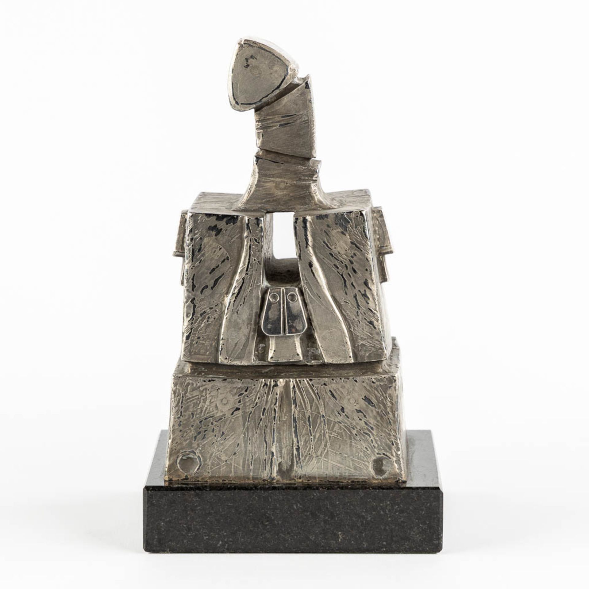 Hubert MINNEBO (1940) 'Monument van de begeerte op de kruispunt van zijn verlangens', silver. (L:10 - Image 4 of 11
