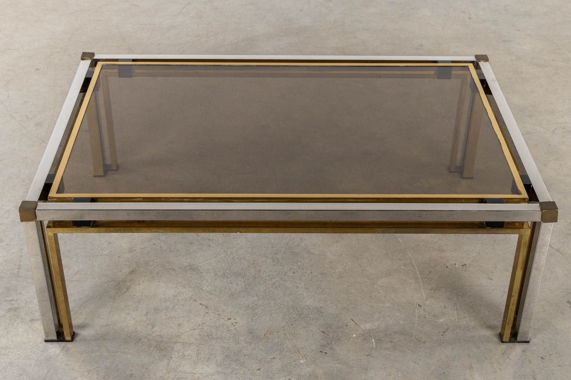 Four identical tables and a coffee table, gilt and silver-plated brass. Dewulf Selection / Belgo Chr - Image 19 of 19