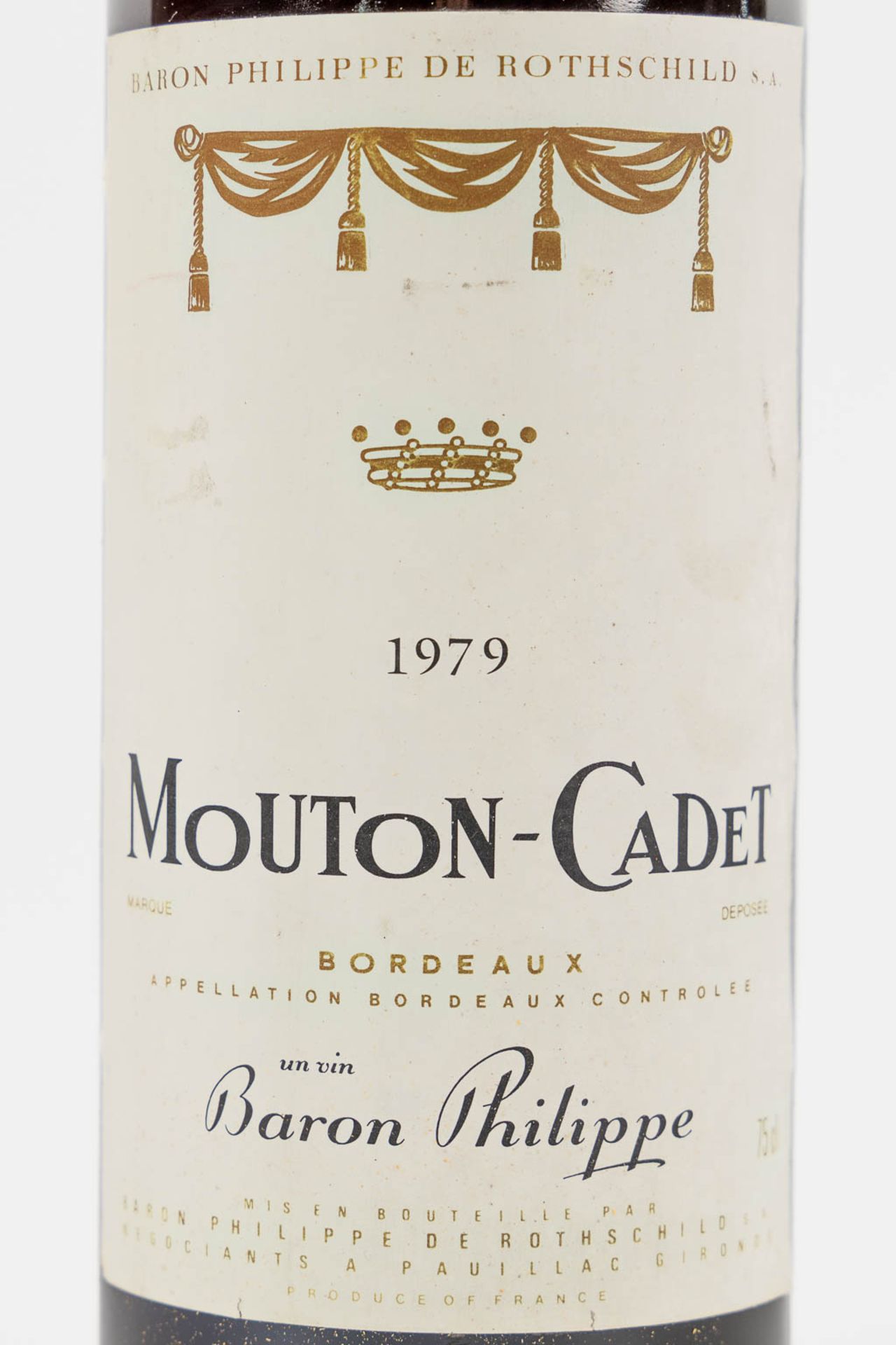 1979 Mouton Cadet (Baron Philippe de Rothschild), 11 bottles. - Bild 4 aus 4
