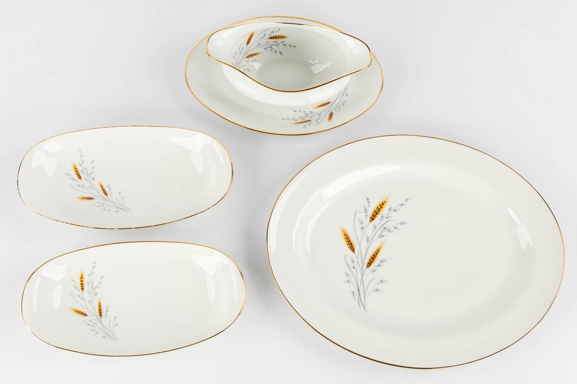 Limoges, France, a large, 12-person dinner, wild and coffee service. (L:23 x W:34 x H:22 cm) - Image 11 of 28