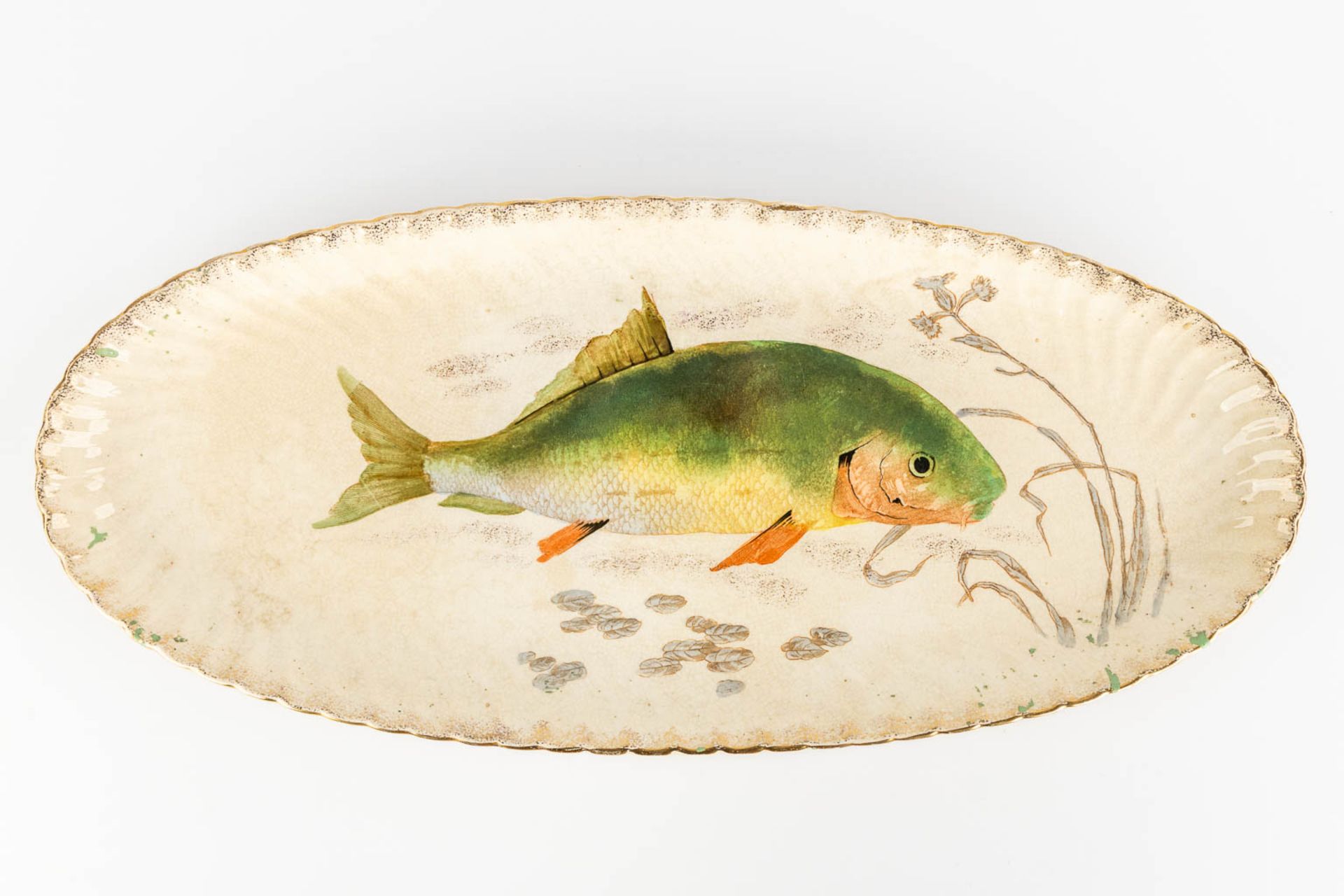 Bonn, a large fish service with serving platter and 11 plates. (W:58 x H:25 cm) - Image 3 of 17
