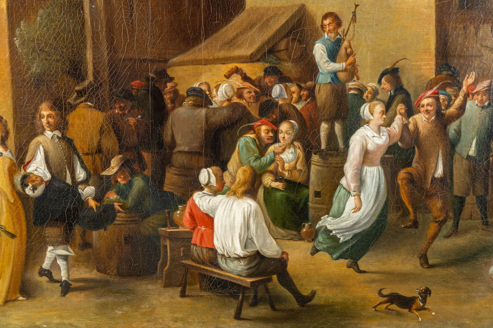 Frans VAN LOO (1838-1899) 'The Wedding' oil on canvas. 1873. (W:110 x H:77,5 cm) - Bild 7 aus 11