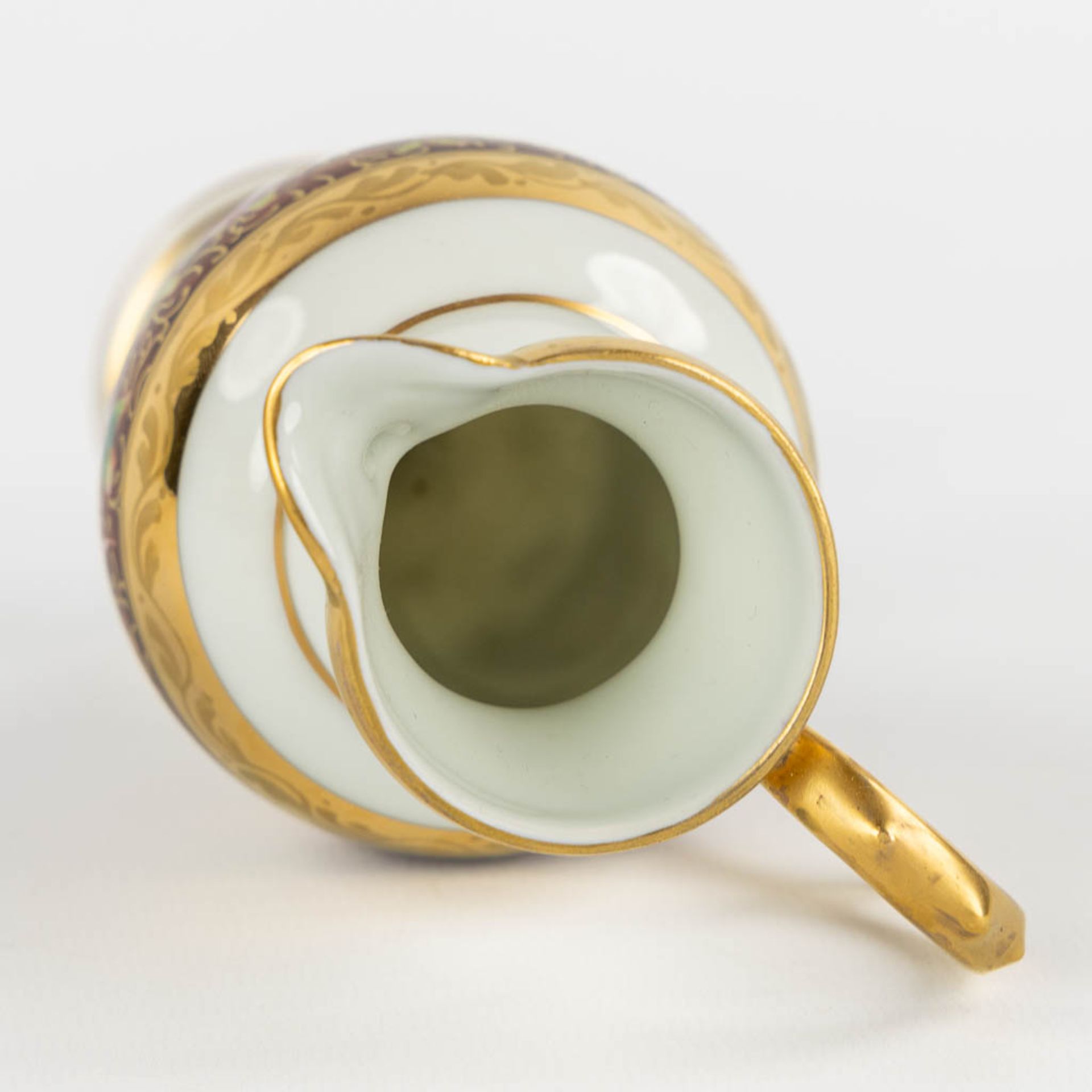 Giraud Limoges, a porcelain 'Tête à tête' coffee service. 20th C. (H:18 cm) - Image 18 of 18