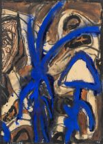 Frank LIEFOOGHE (1945) 'Untitled' oil on paper. 1992. (W:54 x H:75 cm)
