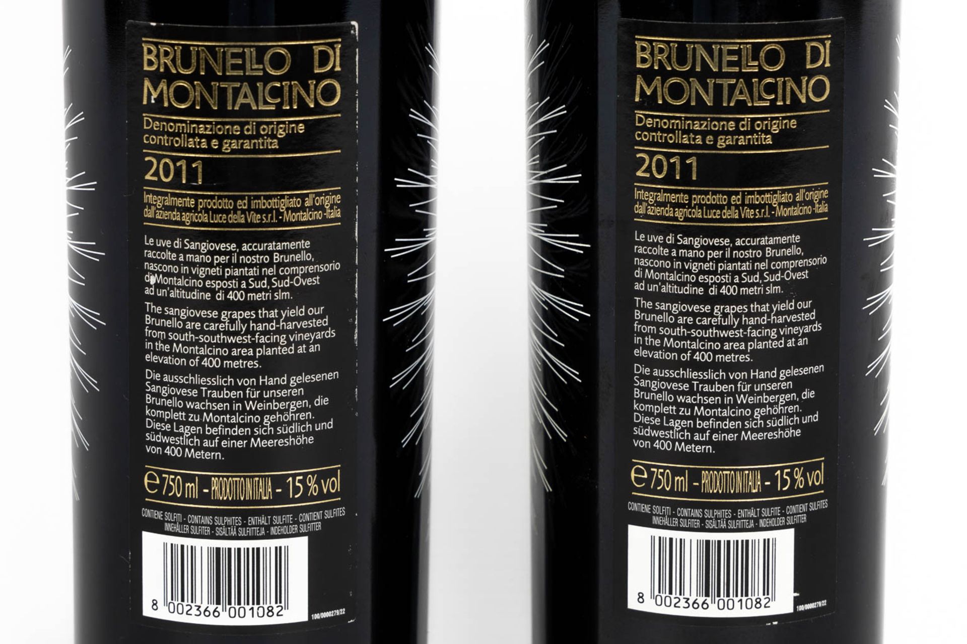 2011 Luce Brunello Di Montalcino, 2 bottles. - Bild 3 aus 3