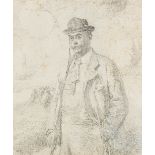 Emile CLAUS (1849-1924) 'Portrait de Camille Lemmonier' a lithograph. 36/50 (W:38,5 x H:47 cm)