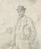 Emile CLAUS (1849-1924) 'Portrait de Camille Lemmonier' a lithograph. 36/50 (W:38,5 x H:47 cm)