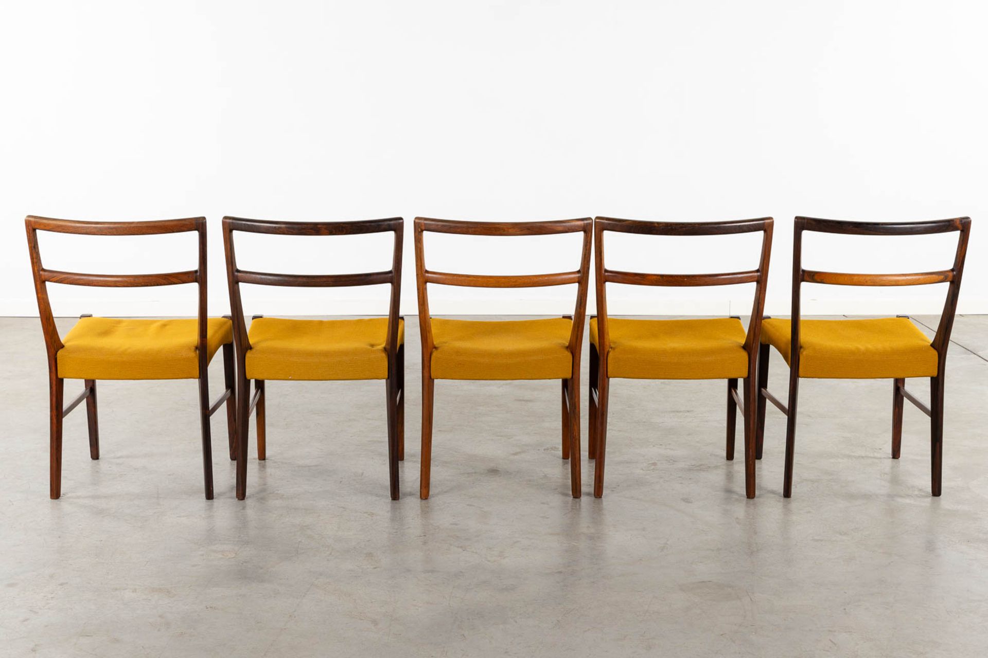 Johannes ANDERSEN (1903-1997) '5 Dining Chairs' for Bernhard Pedersen and Son. (L:52 x W:45 x H:80 c - Bild 4 aus 14