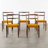 Johannes ANDERSEN (1903-1997) '5 Dining Chairs' for Bernhard Pedersen and Son. (L:52 x W:45 x H:80 c