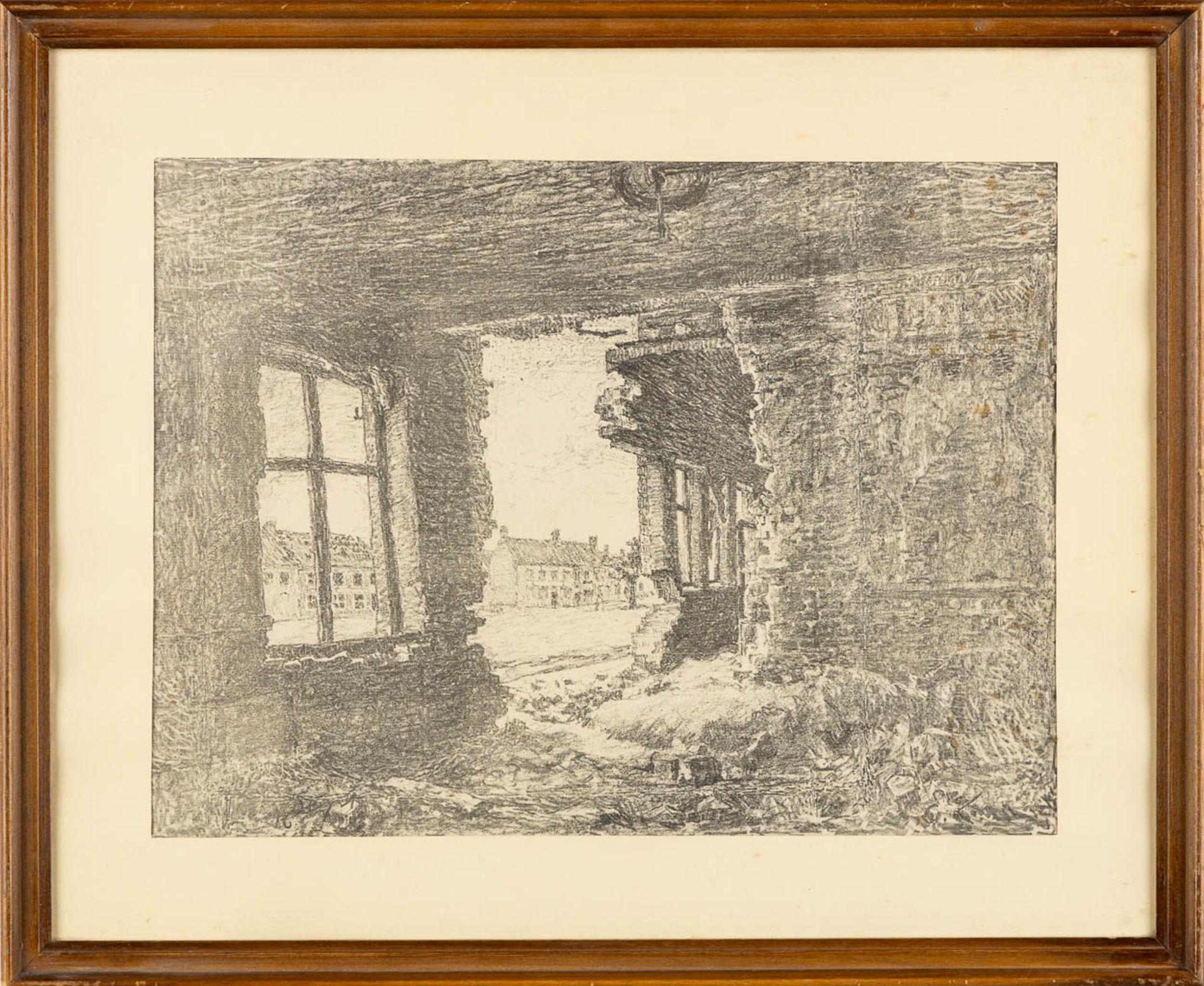Emile CLAUS (1849-1924) 'Loo Sept, 1916' Two Lithographs. (W:42 x H:31,5 cm) - Image 7 of 10