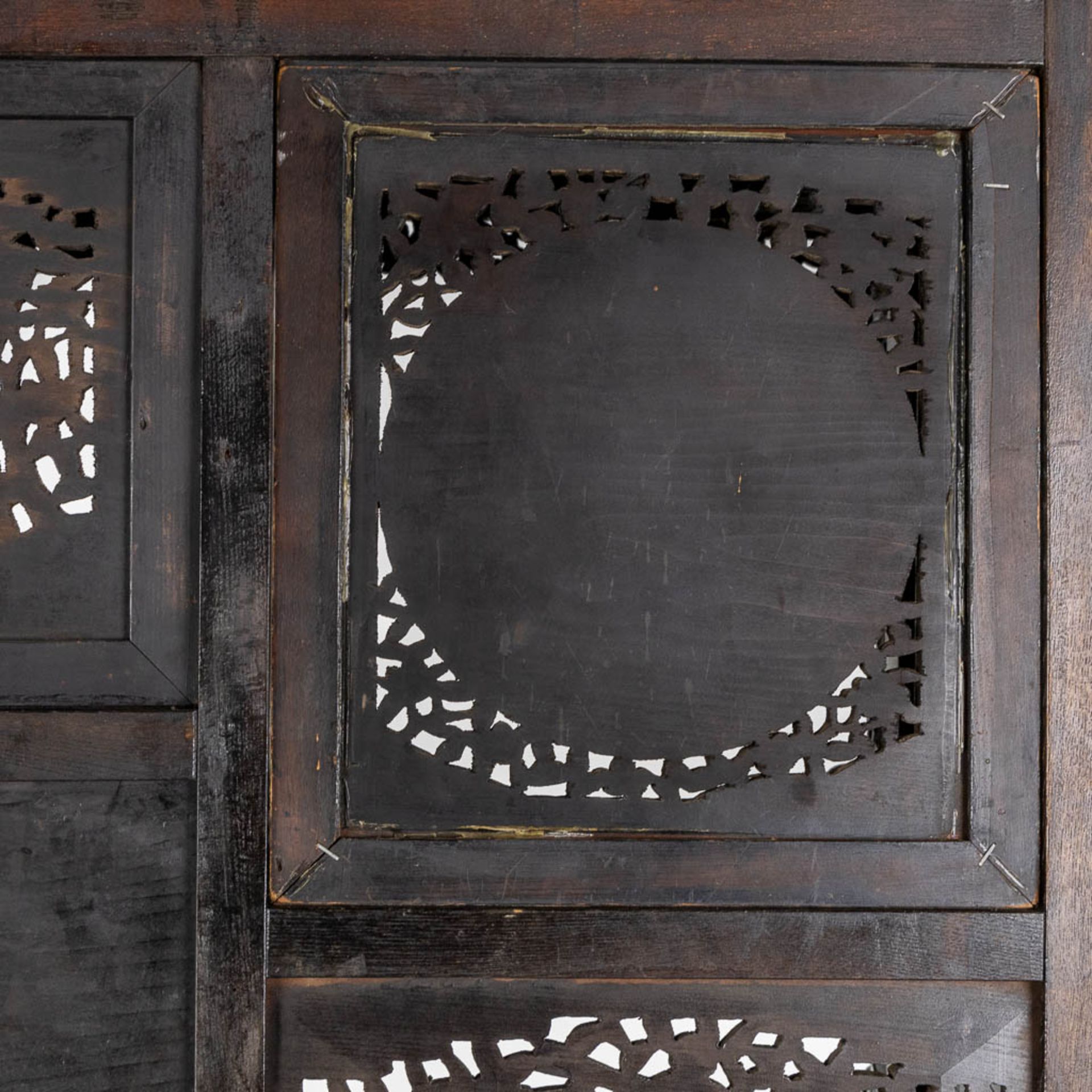 A Japanese Shibayama show cabinet, sculptured wood and inlay decorated with Fauna and Flora. (L:36 x - Image 17 of 17