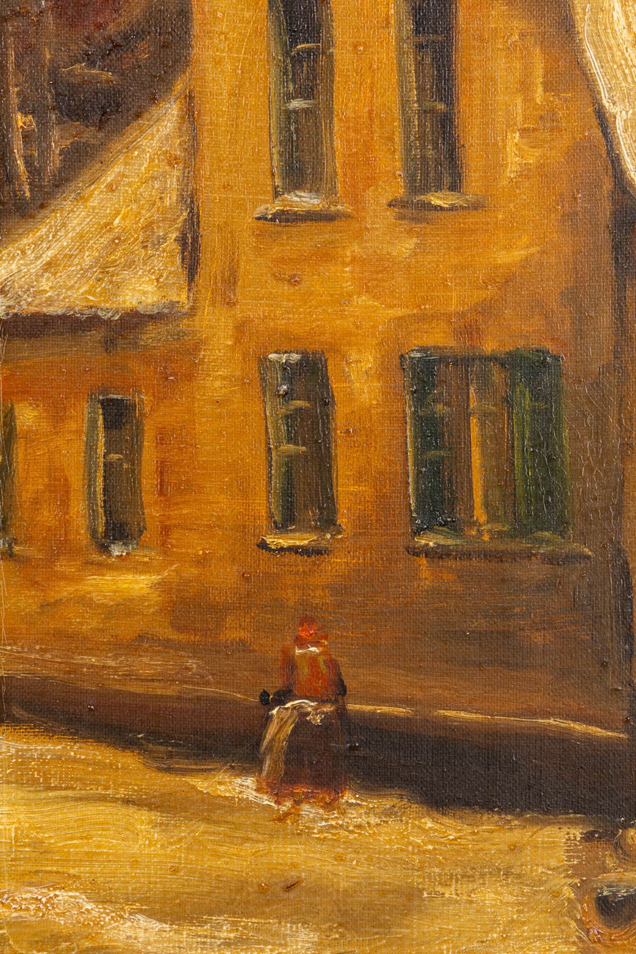 Gustave HELINCK (1884-1954) 'Gand' oil on canvas. (W:81 x H:59 cm) - Image 6 of 10