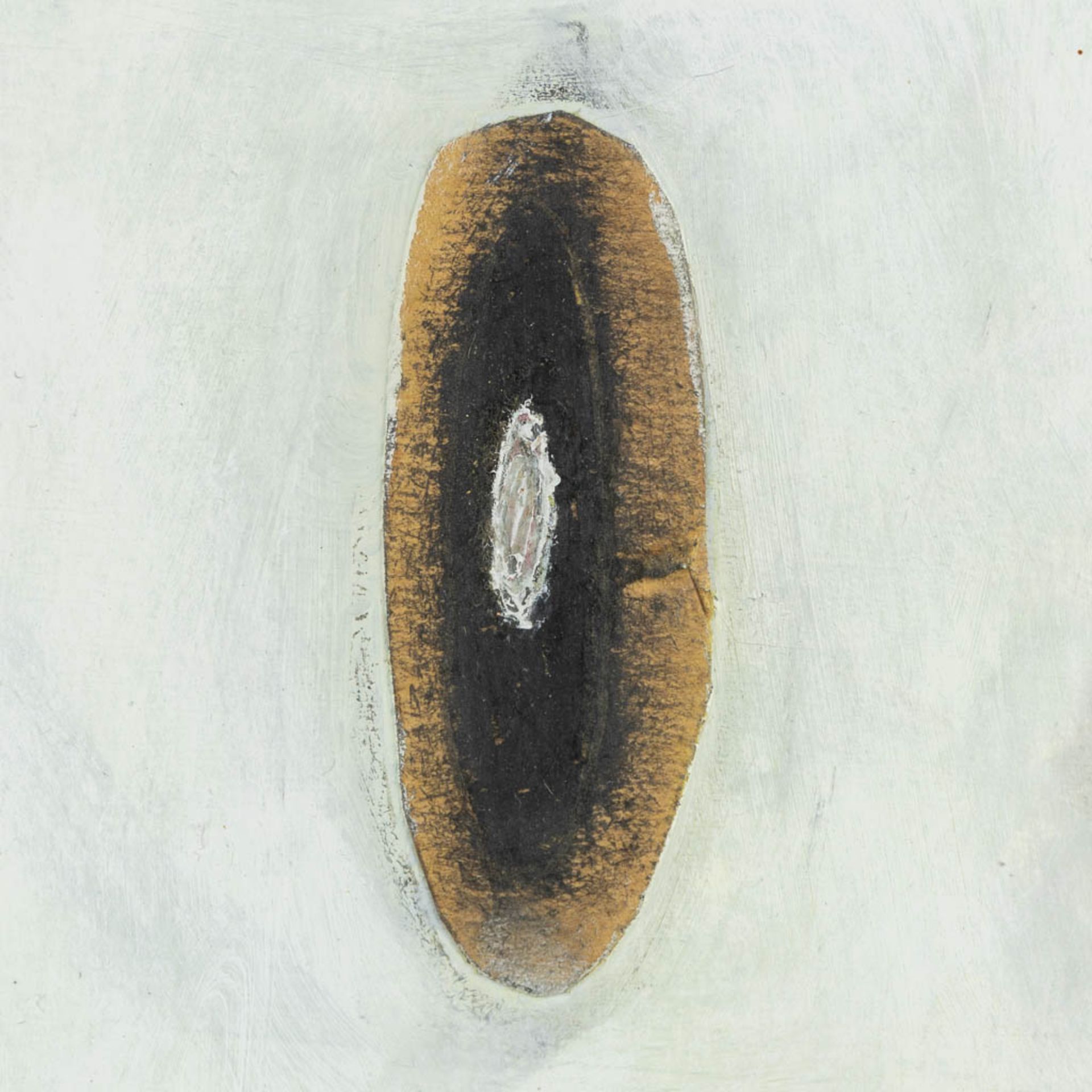 Fred BOFFIN (1946) 'Untitled' an abstract, oil on paper. 1994. (W:15,5 x H:21 cm) - Image 4 of 6