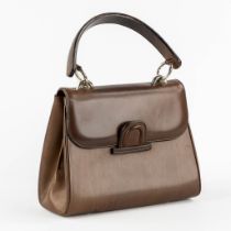 Delvaux, A vintage handbag, brown leather. Pré-Brillant, Circa 1951-1958. (W:24,5 x H:20 cm)