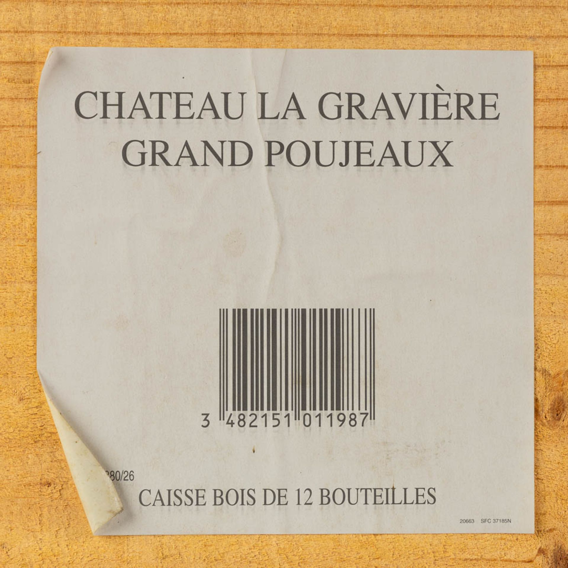 1998 Château La Gravière, Grand Poujeaux, 34 bottles (2 full crates and 10 bottles)  - Bild 3 aus 6