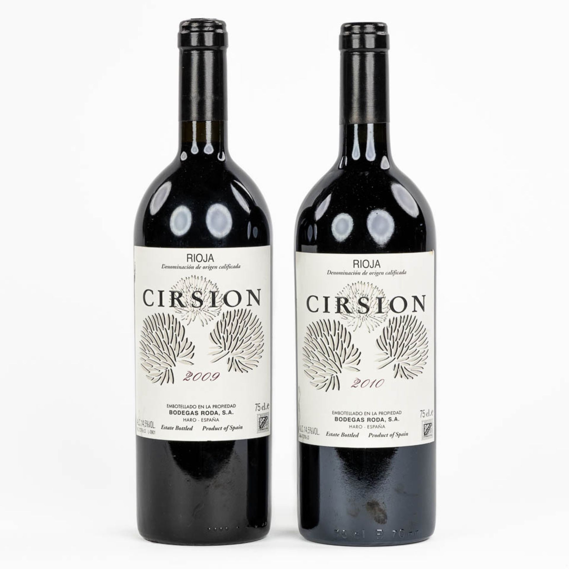 2009, 2010 Bodegas Roda Cirsion, 2 bottles.