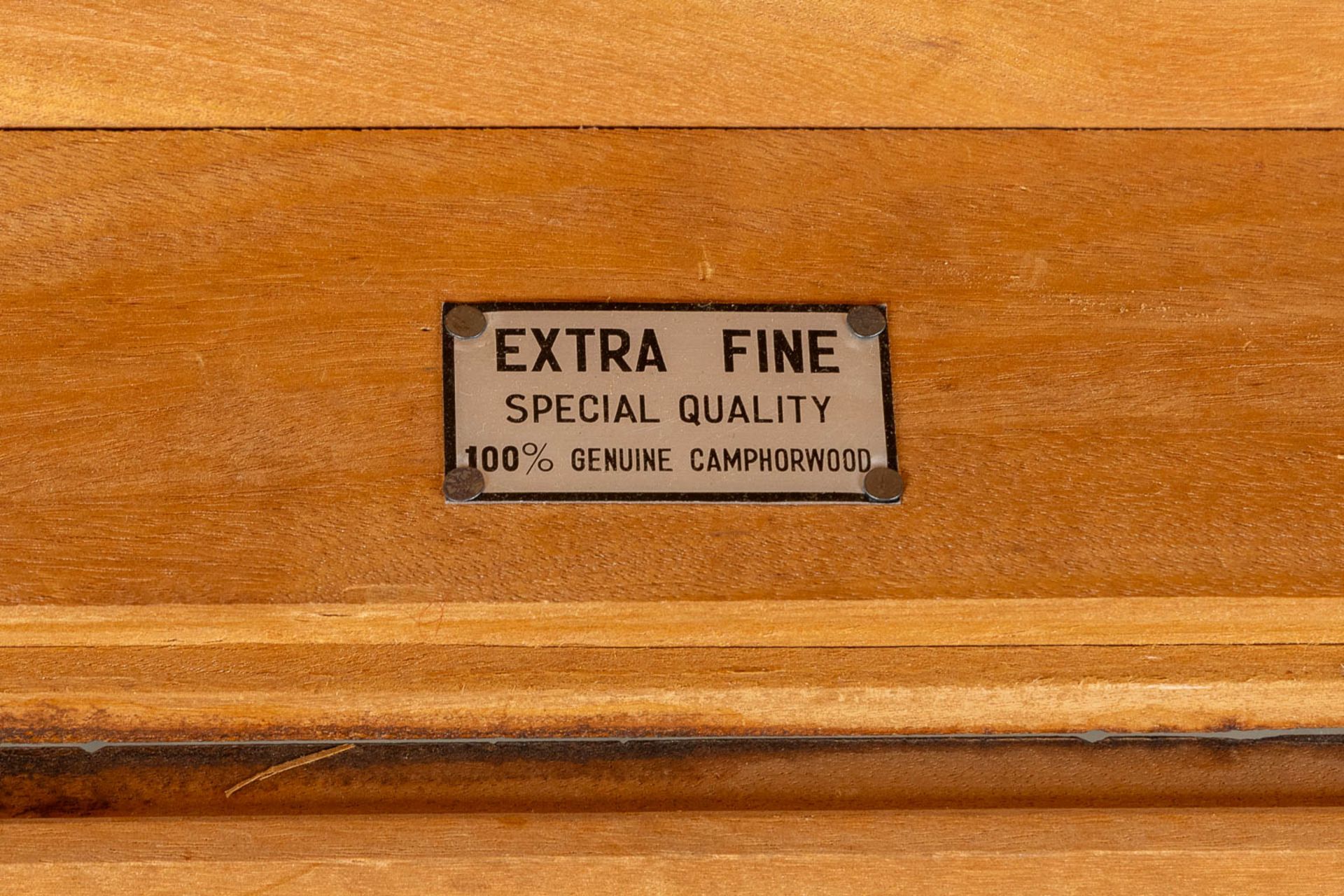 Two Oriental chests, tropical hardwood. Probably Myanmar. (L:50 x W:102 x H:60 cm) - Image 21 of 21