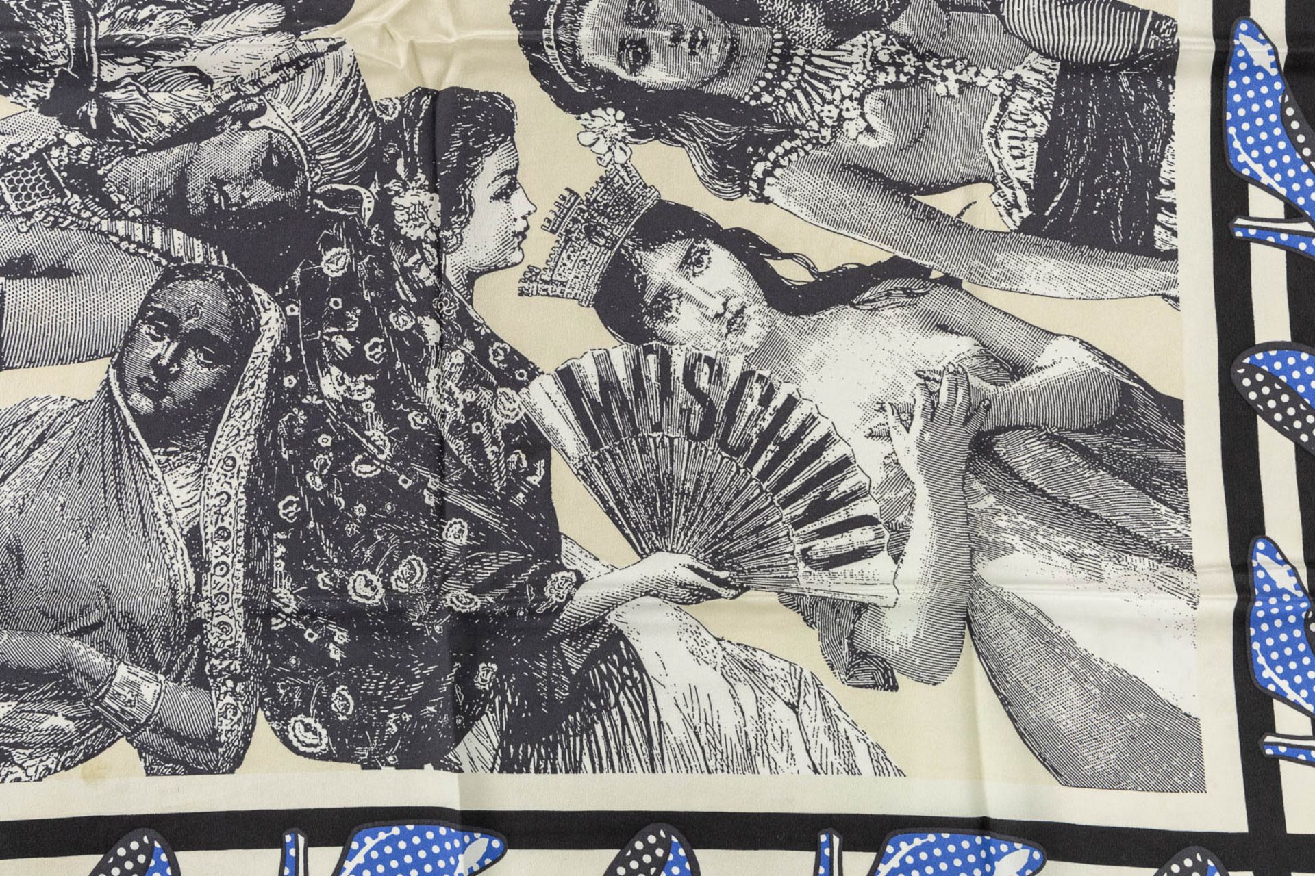 Moschino, Four Silk Scarfs/Sjawls (W:84 x H:84 cm) - Image 12 of 14