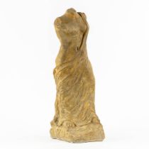 La Rocha, a terracotta figurine of a half-dressed torso. (L:20 x W:16 x H:52 cm)