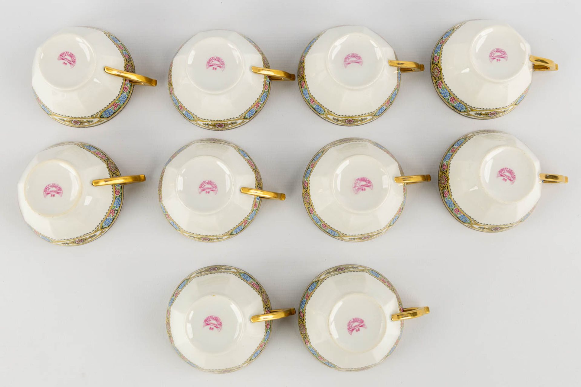 Robert Haviland, Limoges, a 23-piece coffee service. (L:13 x W:22 x H:24 cm) - Image 19 of 20