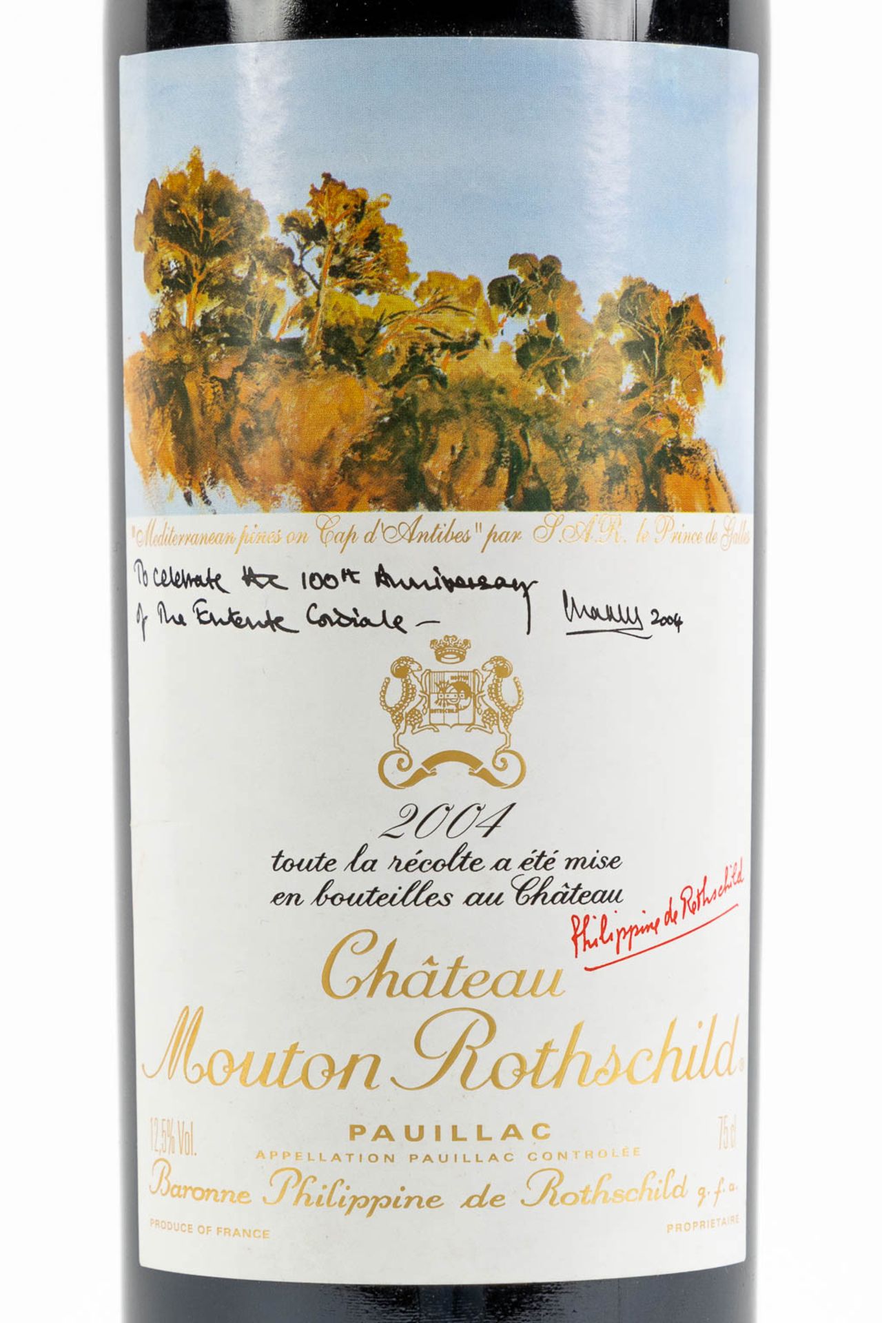 2004 Château Mouton Rothschild, HRH Prince Charles, Prince of Wales - Image 2 of 3