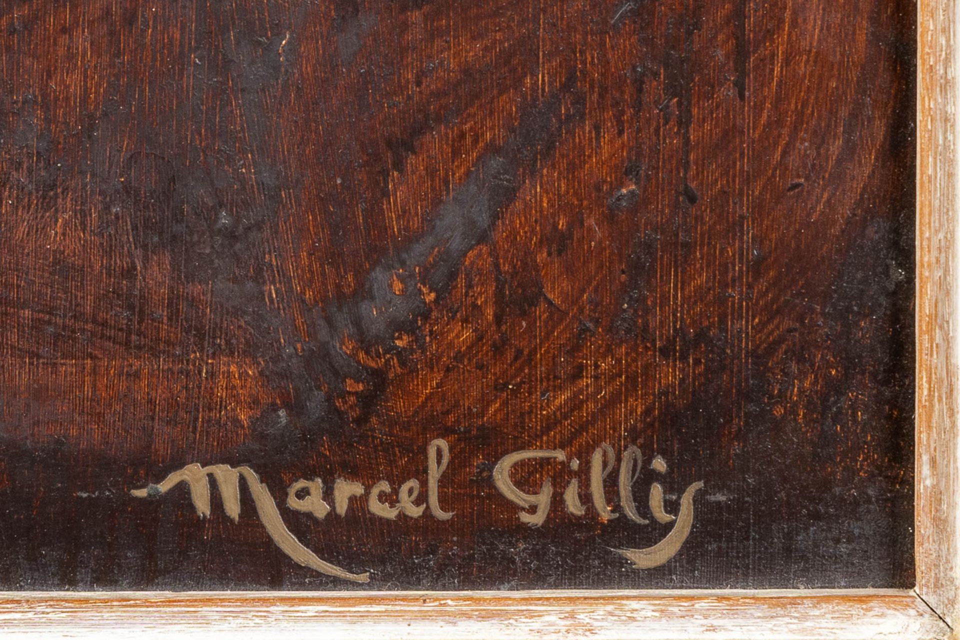 Marcel GILLIS (1897-1972) 'Flower Stilllife' oil on canvas. (W:70 x H:80 cm) - Image 7 of 9